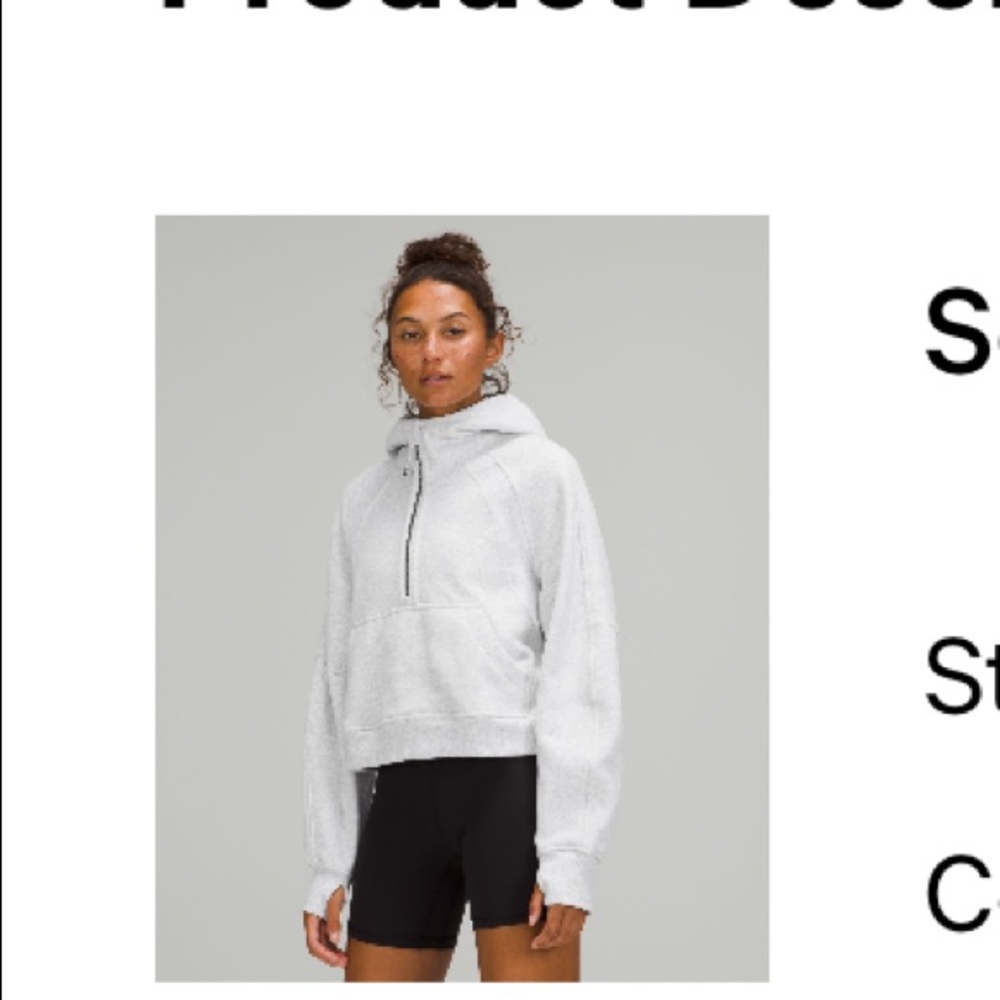 Lululemon Scuba Oversized Half-Zip Hoodie